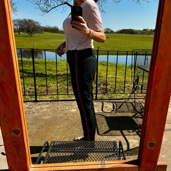 Mother Pants with Glitter Stripe - Classy - Picture 4 of 14